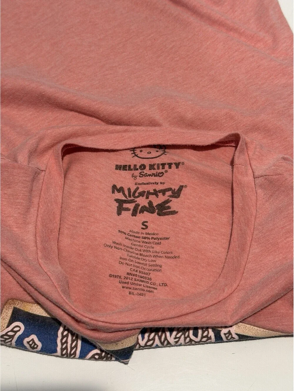 Girls Hello Kitty T Shirt Size Small Pink Kitty On A Horse Graphic